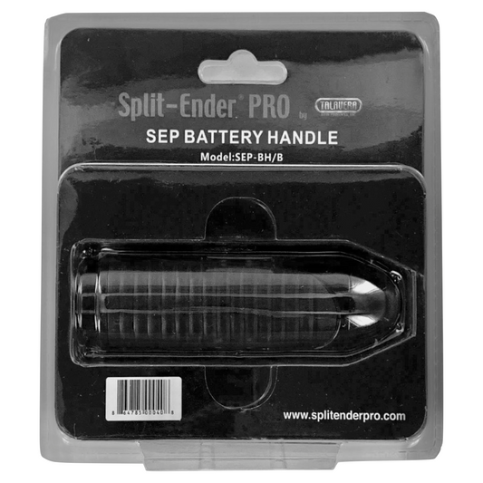 Black battery handle for Split-Ender Pro hair trimmer