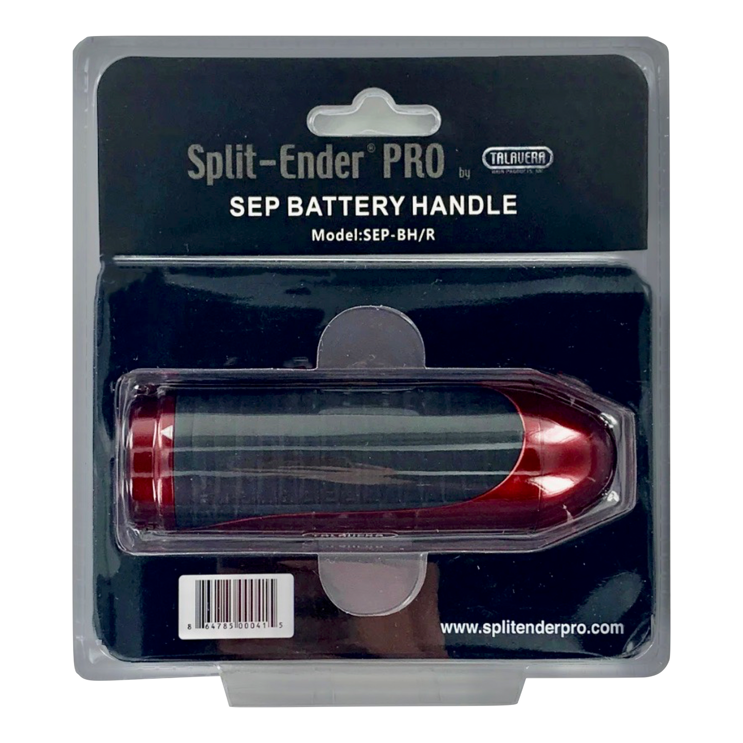 Red battery handle for Split-Ender Pro hair trimmer