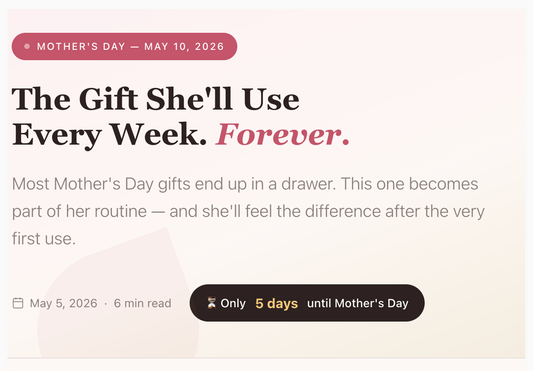 The Gift She'll Actually Use. Every Single Month.