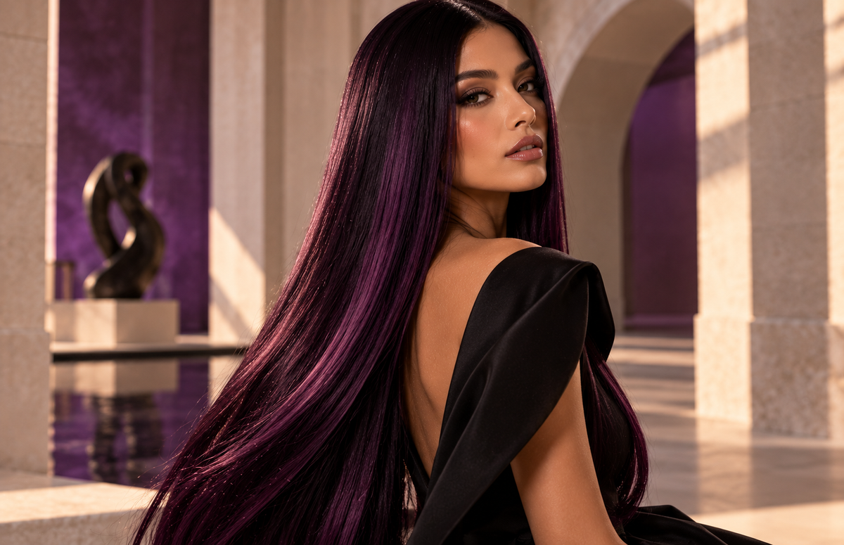 Aubergine Hair Color: Shades, Bleach & Care Guide