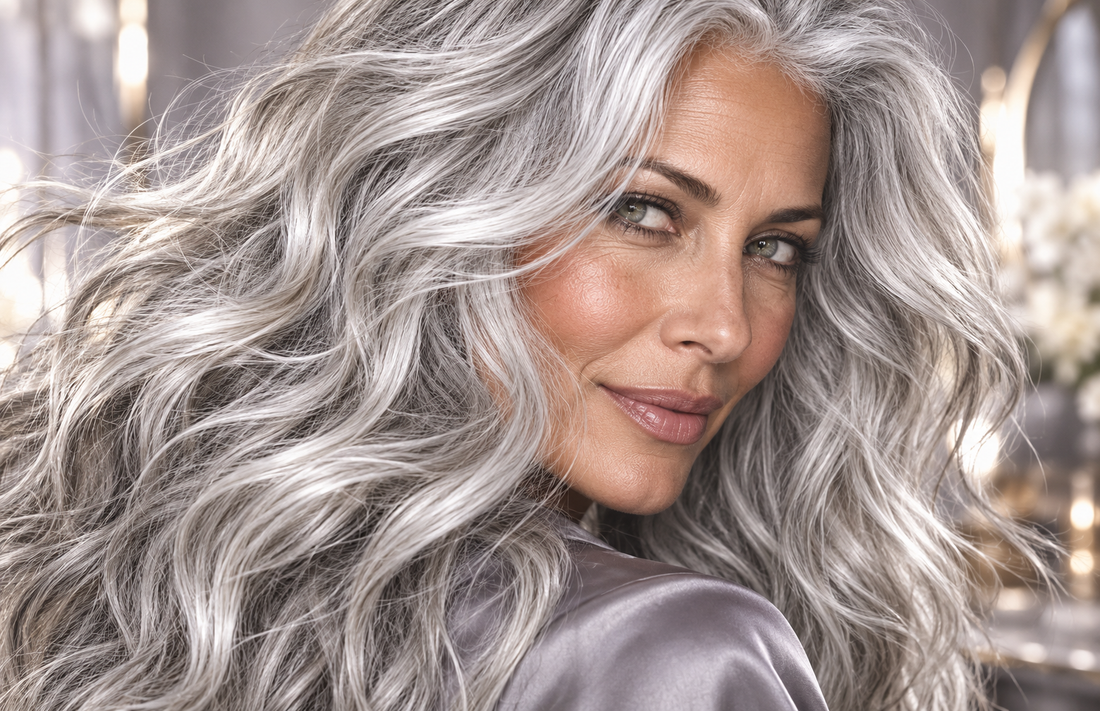 How to Make Gray Hair Look Expensive: The Science of Shiny, Silvery, Platinum Hair