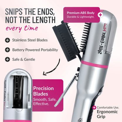 Split Ender Mini - Portable and Battery Operated (3 AAA), Automatic Split end hair Trimmer, For Home Use