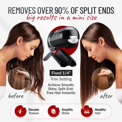 Split Ender Mini 2 - Portable and USB Rechargeable, Automatic Split End Hair Trimmer. For Home Use
