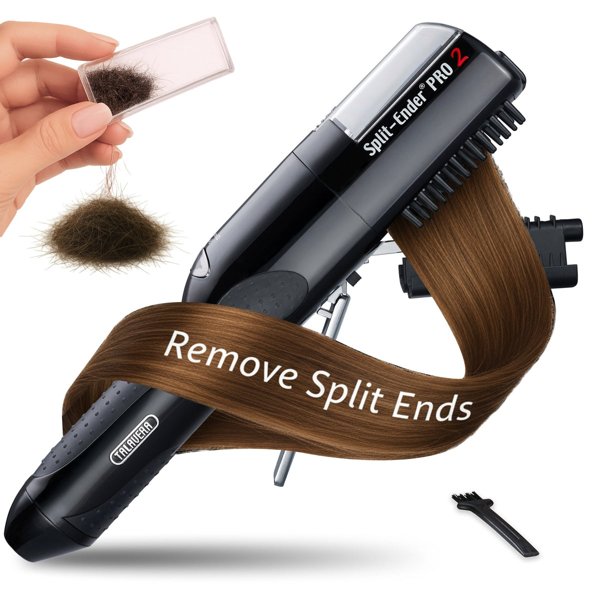 Split Ender PRO2 - Home Professional, Titanium Coated Blades, Fast and Easy Solution Automatic Split Ends Hair Trimmer. The Original