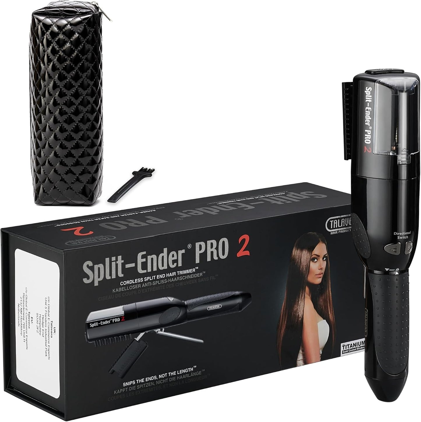 Split Ender PRO2 - Home Professional, Titanium Coated Blades, Fast and Easy Solution Automatic Split Ends Hair Trimmer. The Original