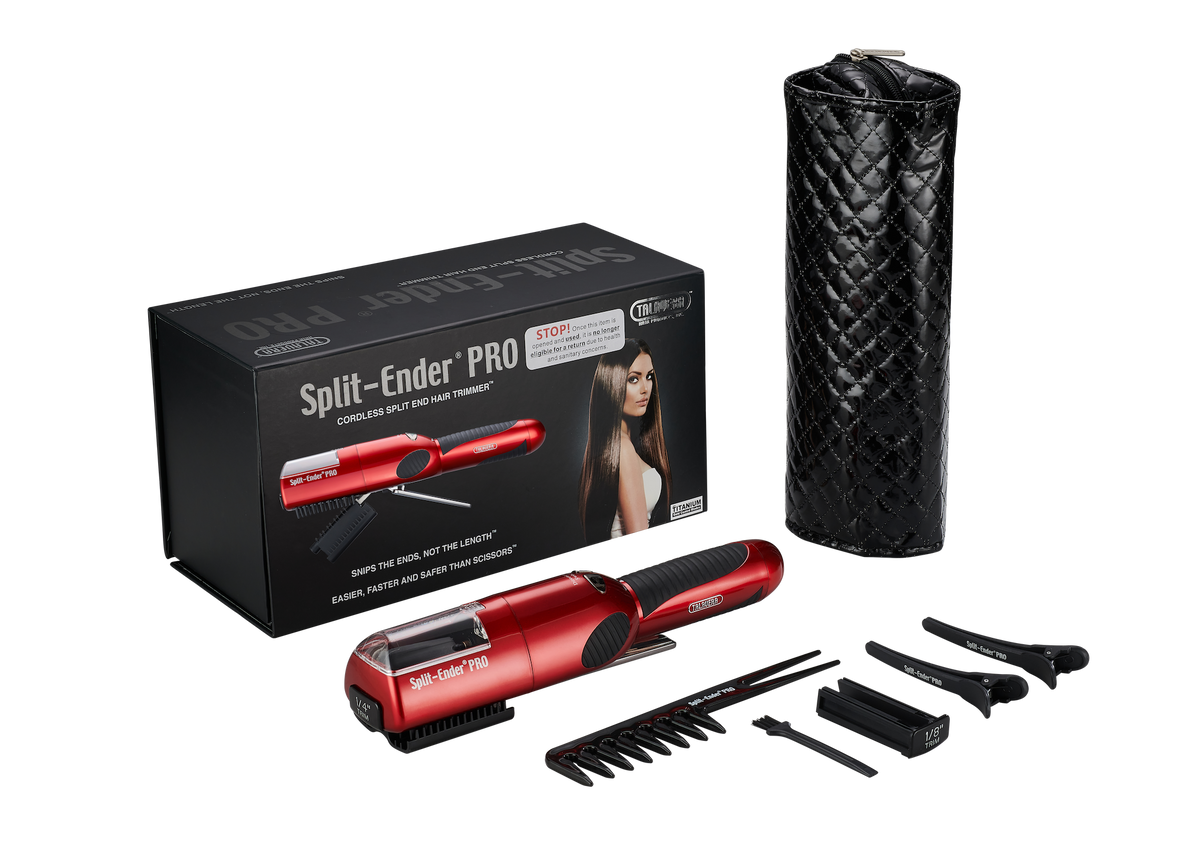 Split Ender PRO - Salon Professional, Fast and Easy Solution Automatic Split Ends Hair Trimmer. Bonus Gift Included. The Original